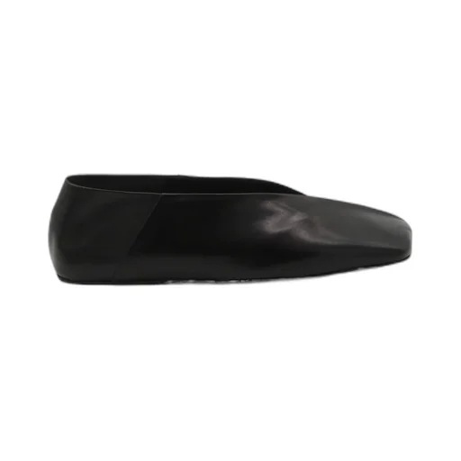 Jil Sander Tripon Square Toe Ballerina Shoes