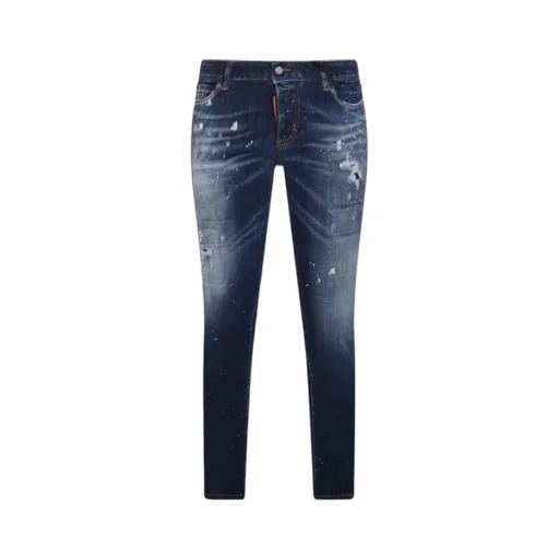Dsquared2 Paint Splatter Distressed Skinny Jeans