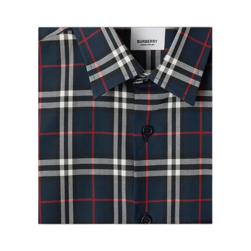 Burberry Simpson Checked Long Sleeved Shirt