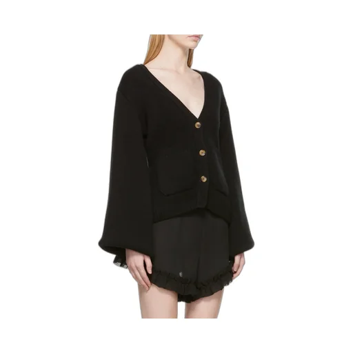 Khaite Scarlett V-Neck Knitted Cardigan