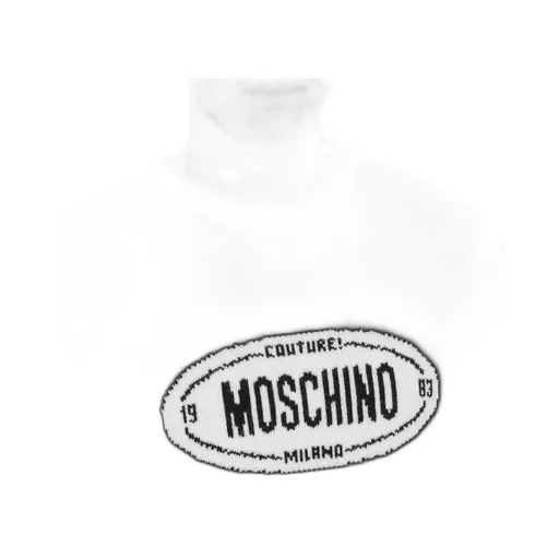 Moschino Logo Detailed Crewneck Jumper