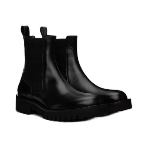 Valentino Round Toe Ankle Boots