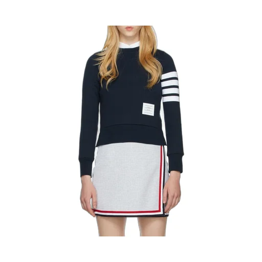 Thom Browne 4-Bar Stripe Crewneck Sweatshirt