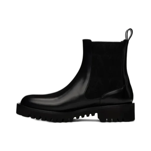 Valentino Round Toe Ankle Boots