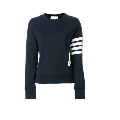 Thom Browne 4-Bar Stripe Crewneck Sweatshirt