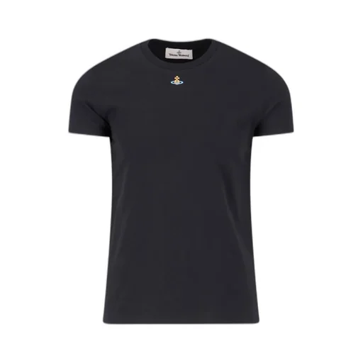 Vivienne Westwood Orb Logo-Embroidered Crewneck T-Shirt