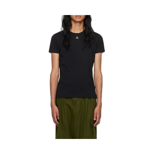 Vivienne Westwood Orb Logo-Embroidered Crewneck T-Shirt