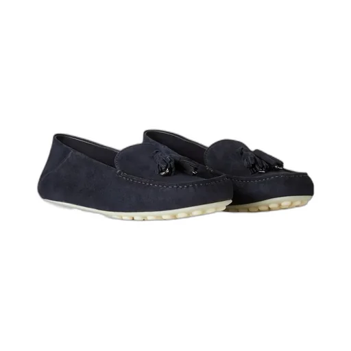 Tassel-Detail Suede Loafers