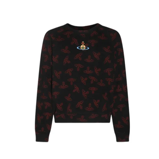 Vivienne Westwood All-Over Orb Printed Crewneck Sweatshirt