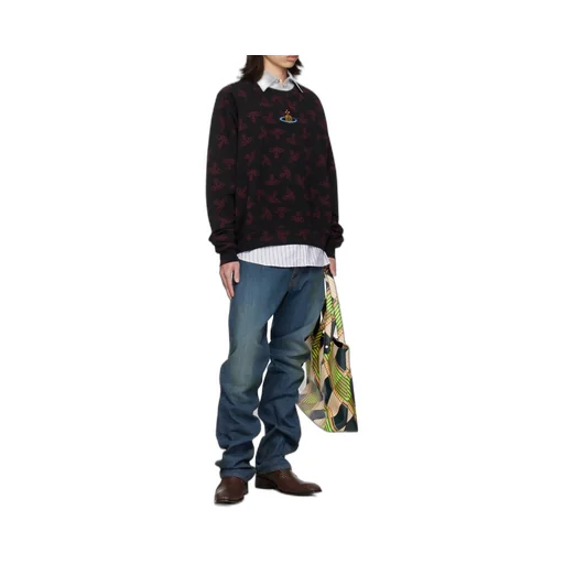 Vivienne Westwood All-Over Orb Printed Crewneck Sweatshirt