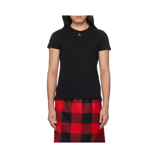 Vivienne Westwood Orb Logo-Embroidered Crewneck T-Shirt