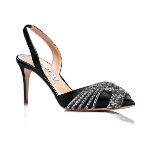 Aquazzura Embellished Slingback Pumps