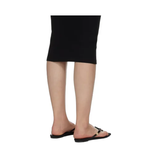 Versace Jeans Couture Sleeveless Ribbed-Knitted Midi Dress