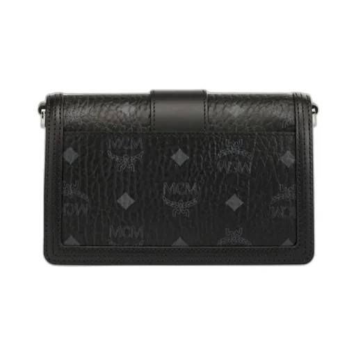 Mcm Logo Detailed Chained Shoulder Bag