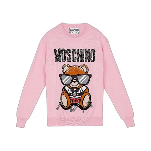Knitted Floral Pullover