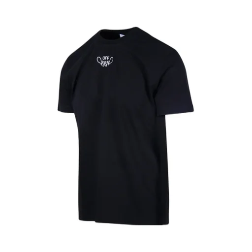 Off White Logo Printed Crewneck T-Shirt
