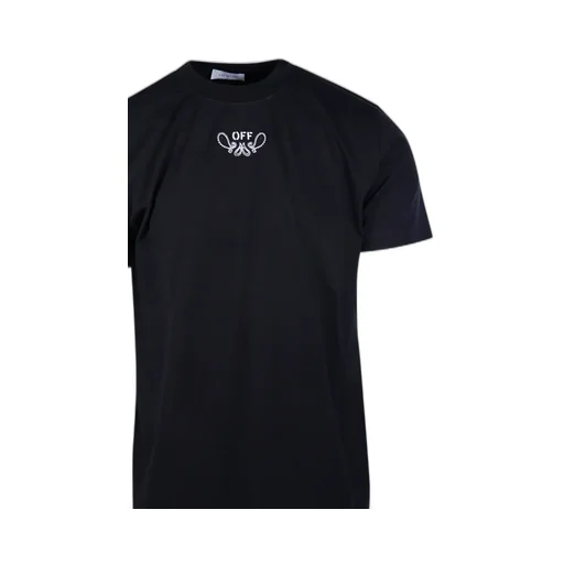 Off White Logo Printed Crewneck T-Shirt