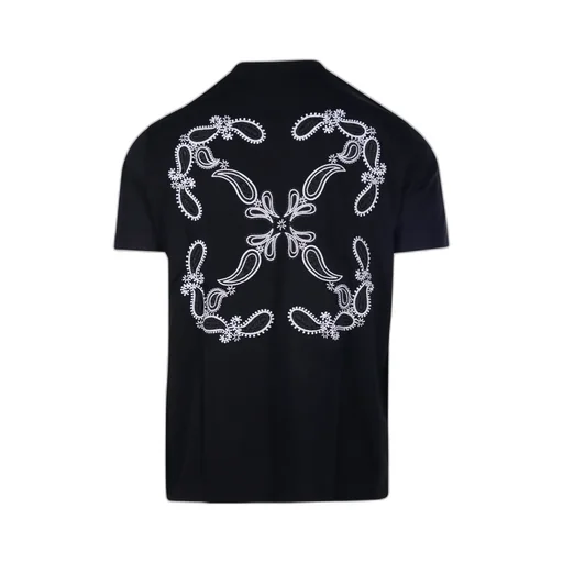 Off White Logo Printed Crewneck T-Shirt