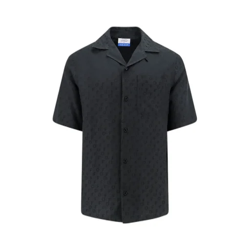 Off-White Buttoned Short-Sleeved Shirt
