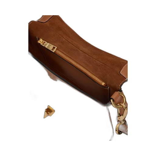 Valentino Ohval Foldover Top Small Shoulder Bag