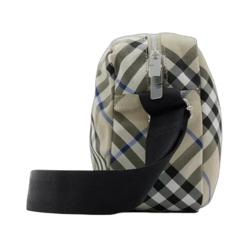 Burberry Checked Logo Detailed Crossbody Bag