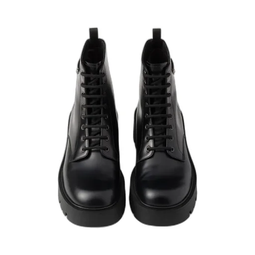 Prada Lace-Up Platform Boots