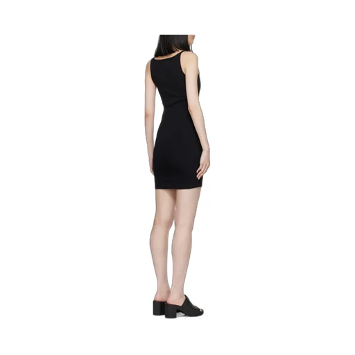 Off-White Logo Embroidered Sleeveless Dress