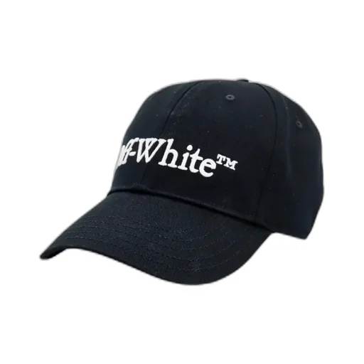 Off-White Logo Embroidered Curved Peak Baseball Cap