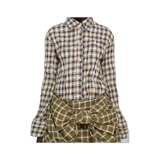 Check Button-Up Shirt