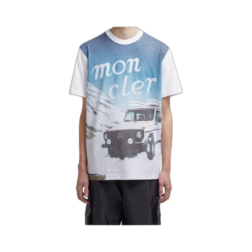 Moncler X Mercedes-Benz By Nigo Printed Cotton T-Shirt
