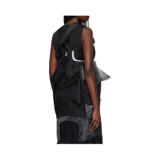 Black Komine Protector Paneled Vest