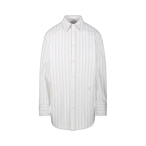 Saint Laurent Striped Button-Up Shirt