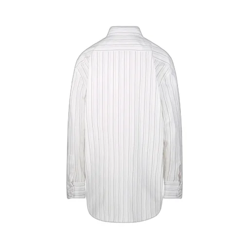 Saint Laurent Striped Button-Up Shirt
