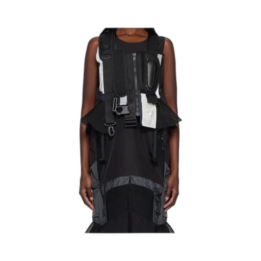 Black Komine Protector Paneled Vest