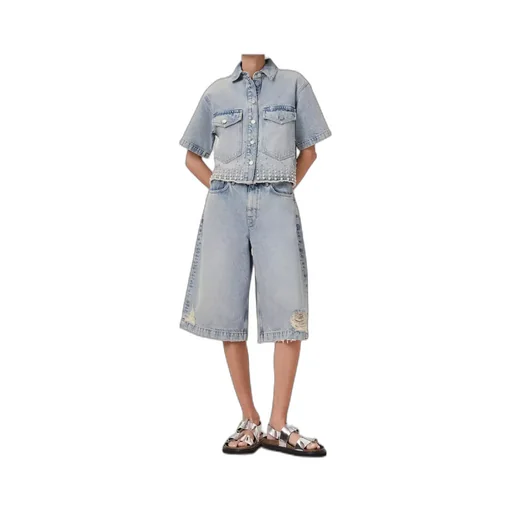 Allsaints Distressed Denim Shorts