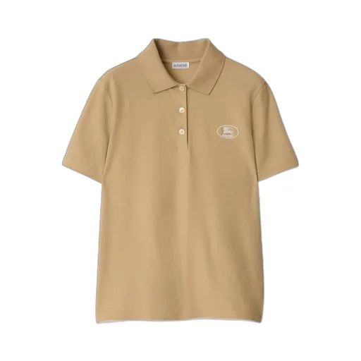 Burberry Logo Embroidered Short-Sleeve Polo Shirt