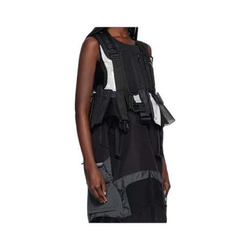Black Komine Protector Paneled Vest