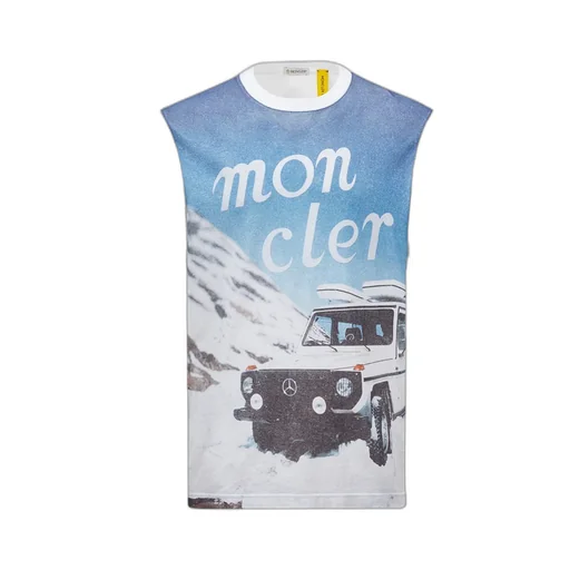 Moncler X Mercedes-Benz By Nigo Printed Cotton T-Shirt