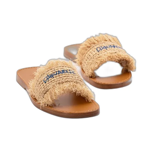 Logo-Embroidered Slides