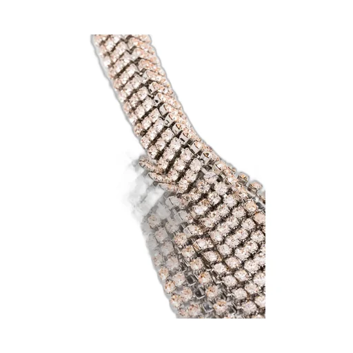 Paco Rabanne Rhinestone Dangling Detailed Necklace