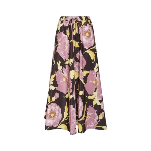 Printed Midi Skirt