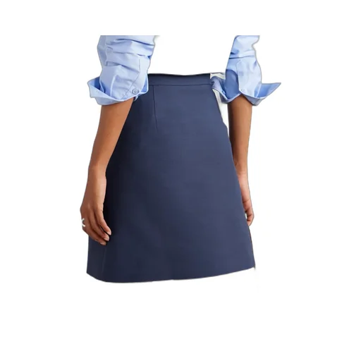 Button-Embellished Skirt