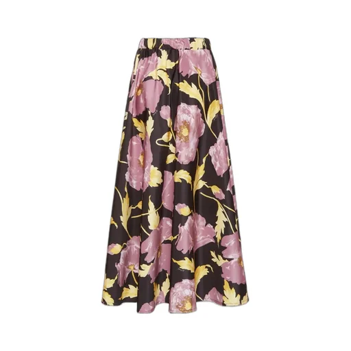 Printed Midi Skirt