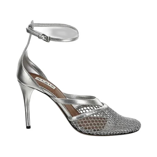 AlaÏA Round-Toe Mesh Pumps