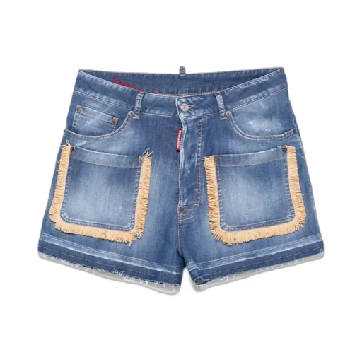 Dsquared2 Summer Lovers Denim Baggy Shorts