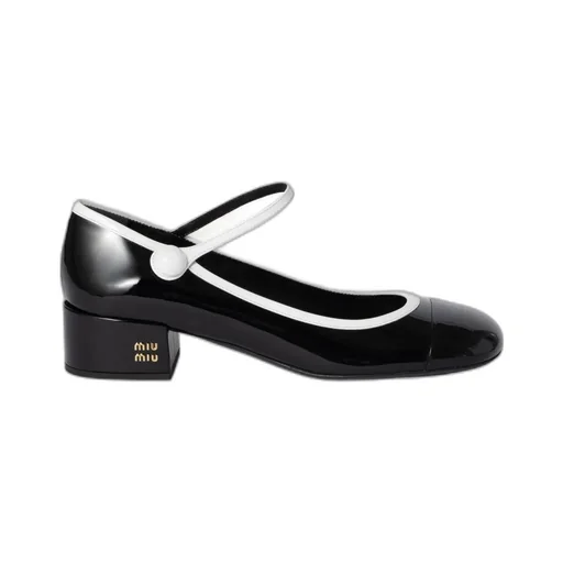 Miu Miu Logo-Lettering Pumps