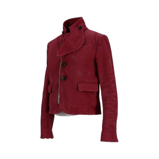 D2 Zip-Fastening Button Jacket
