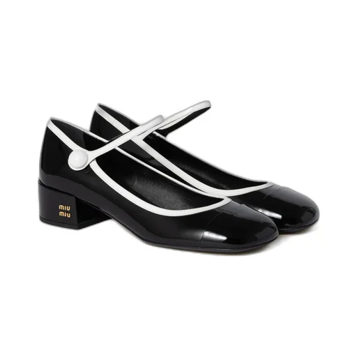 Miu Miu Logo-Lettering Pumps