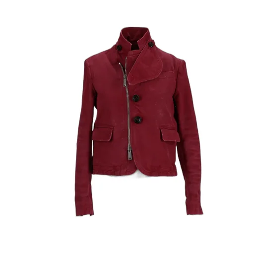 D2 Zip-Fastening Button Jacket