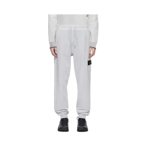 Regular Tapered Fit Joggers With Slub Efffect And Pockets
